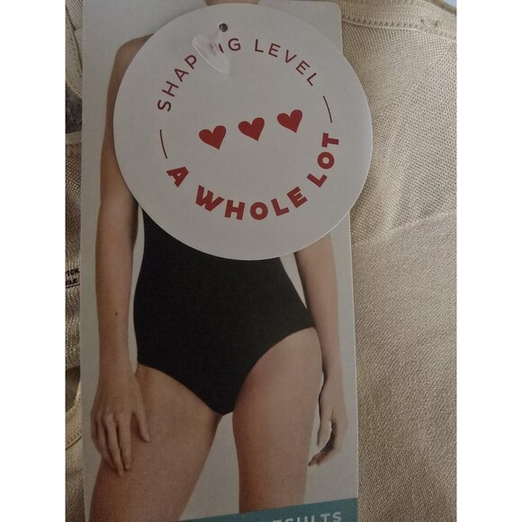 Assets by Spanx Open-Bust Panty Bodysuit Shapewear Nude Size L NWT - Picture 8 of 10